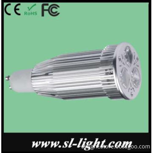 8W 400lm GU10 led spotlight 3000K